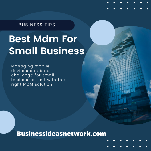 Best Mdm For Small Business